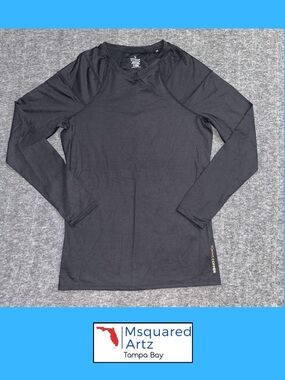 Tommie Copper Youth Large Black Compression Long Sleeve Performance Shirt
